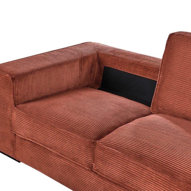 2-personers sofa Vikran - Brun, Sort - Møbler - Sofaer - 2 personers sofa