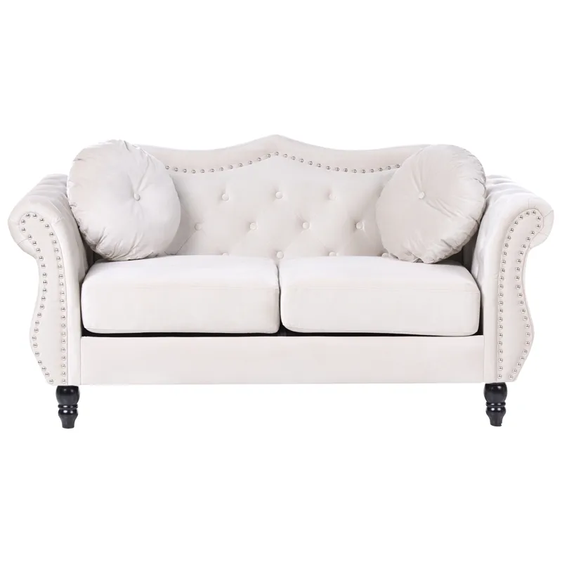 2-personers sofa Skien, Lys beige