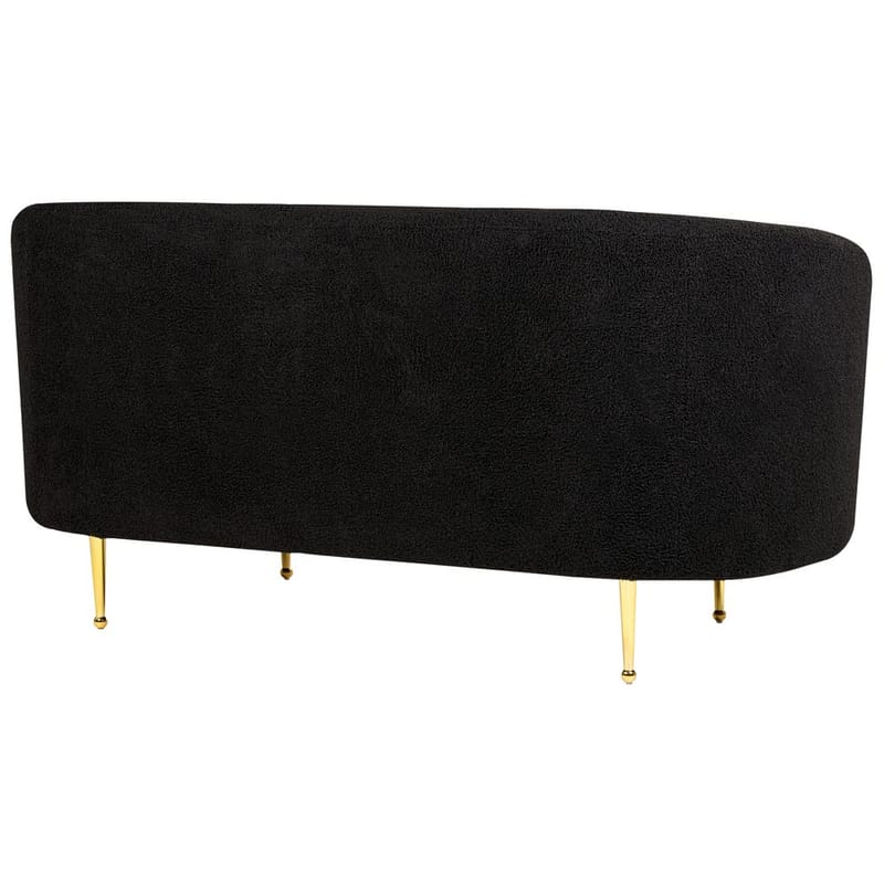 2-personers sofa Loen - Sort, guld - Møbler - Sofaer - 2 personers sofa