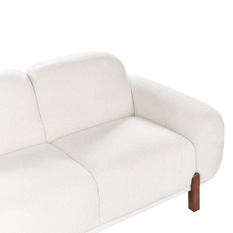 2-personers sofa Odnes i bouclé - Hvid - Møbler - Sofaer - 2 personers sofa