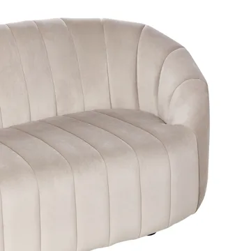2-personers sofa Malung - Beige - Møbler - Sofaer - Velour sofaer