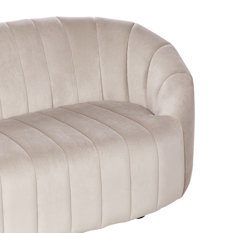 2-personers sofa Malung - Beige - Møbler - Sofaer - Velour sofaer