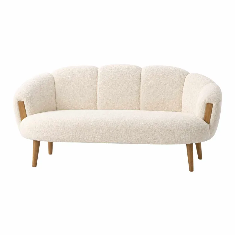 2-personers sofa Atelier Del Sofa Star (128 x 102 x 65 cm) Hvid, undefined