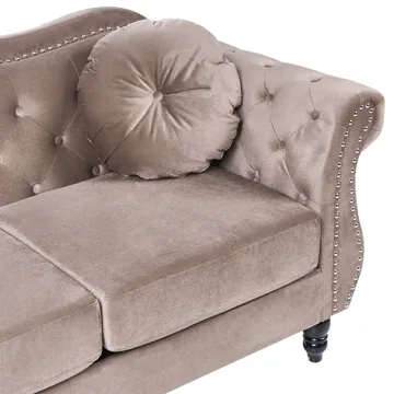 2-personers sofa Skien - Taupe - Møbler - Sofaer - 2 personers sofa
