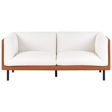 2-personers sofa Vorgod - Hvid, brun, sort - Møbler - Sofaer - Lædersofaer