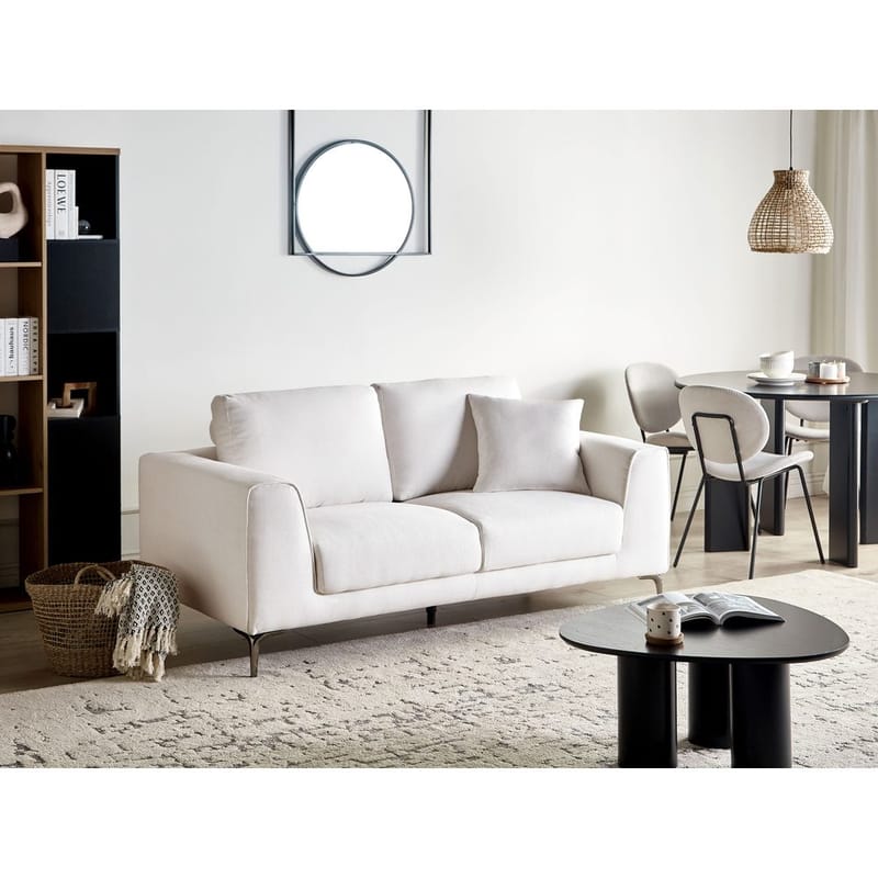 2-personers sofa Reinen - Hvid, Sort - Møbler - Sofaer - 2 personers sofa