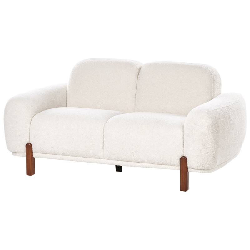 2-personers sofa Odnes i bouclé - Hvid - Møbler - Sofaer - 2 personers sofa
