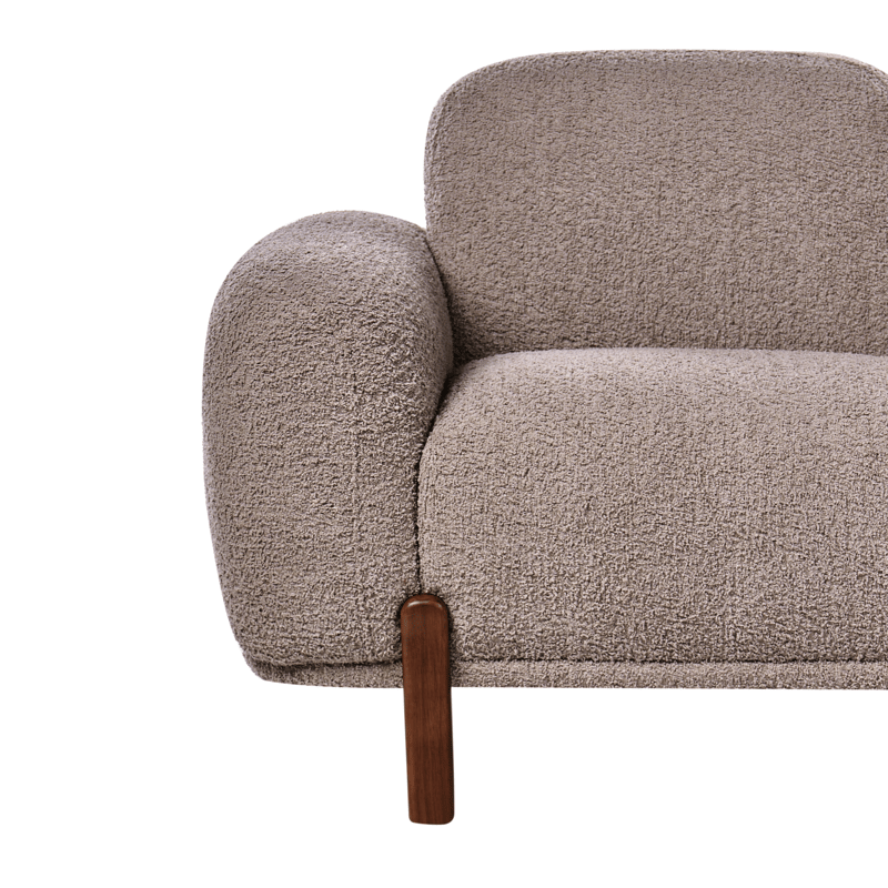 2-personers sofa Odnes i bouclé - Beige - Møbler - Sofaer - 2 personers sofa