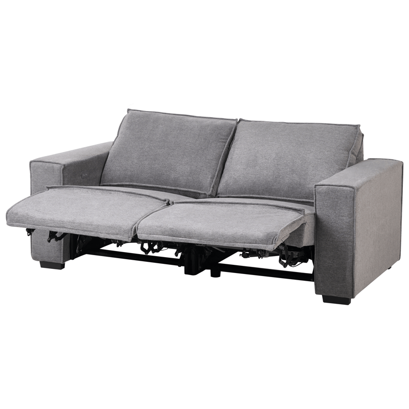 2-personers sofa Nukari - Grå - Møbler - Sofaer - Recliner sofaer - 2 personers biografsofa & reclinersofa