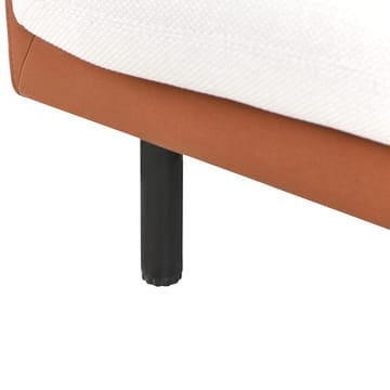 2-personers sofa Vorgod - Hvid, brun, sort - Møbler - Sofaer - Lædersofaer