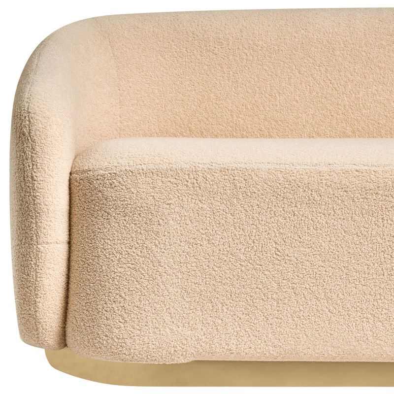 2-personers sofa Sipo - Beige - Møbler - Sofaer - 2 personers sofa