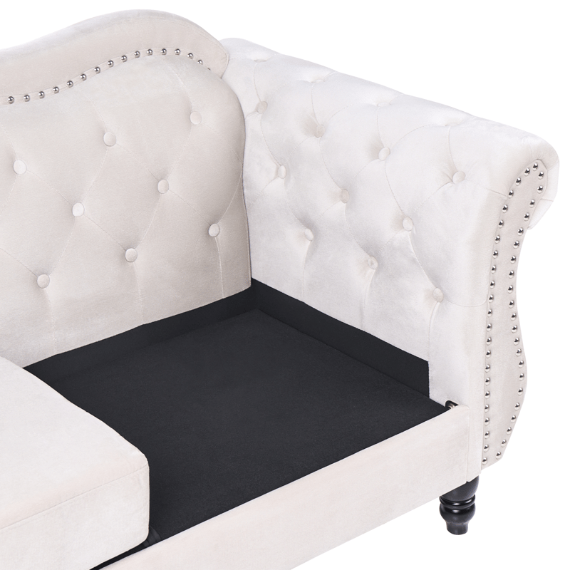 2-personers sofa Skien - Lys beige - Møbler - Sofaer - 2 personers sofa