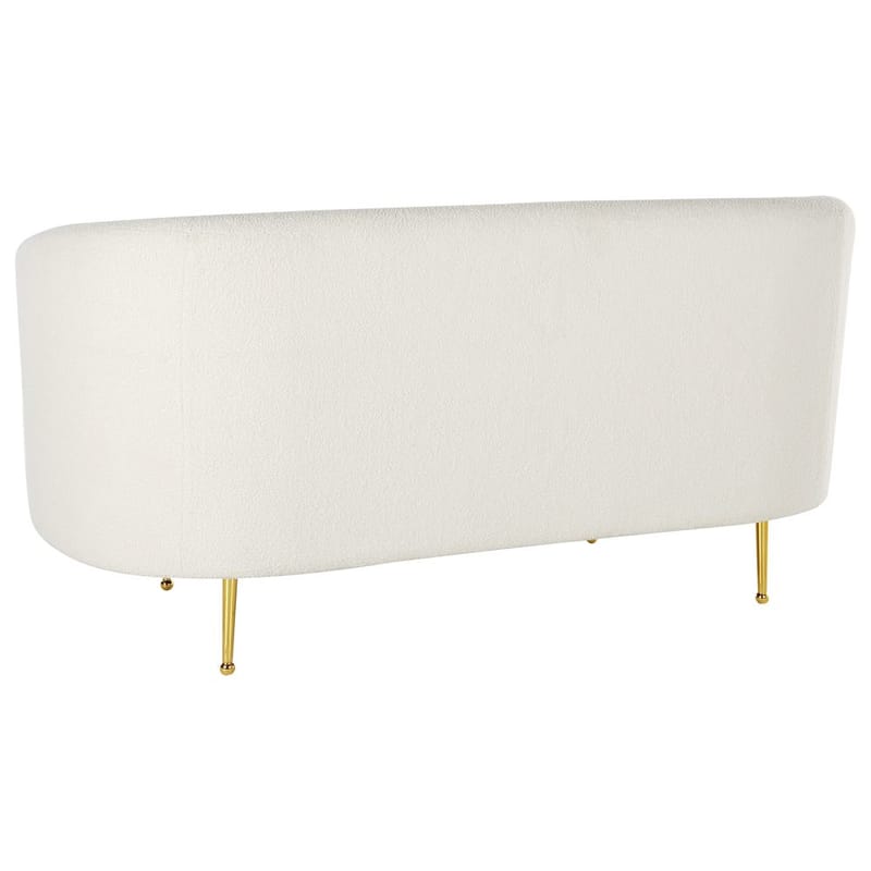 2-personers sofa Loen - Hvid, guld - Møbler - Sofaer - 2 personers sofa