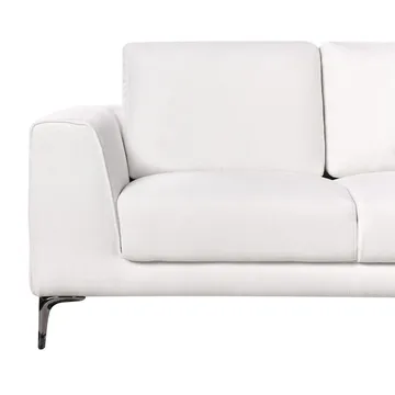 2-personers sofa Reinen - Hvid, Sort - Møbler - Sofaer - 2 personers sofa
