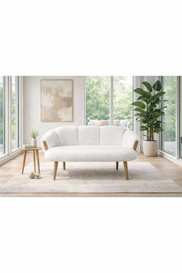 2-personers sofa Atelier Del Sofa Star (128 x 102 x 65 cm) Hvid - Møbler - Sofaer - 2 personers sofa