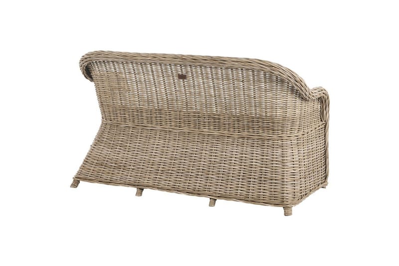 2.5-sitssoffa med fotpall Beliani Susua NO_BRAND Nature||Cream white - Møbler - Sofaer - Sofagrupper