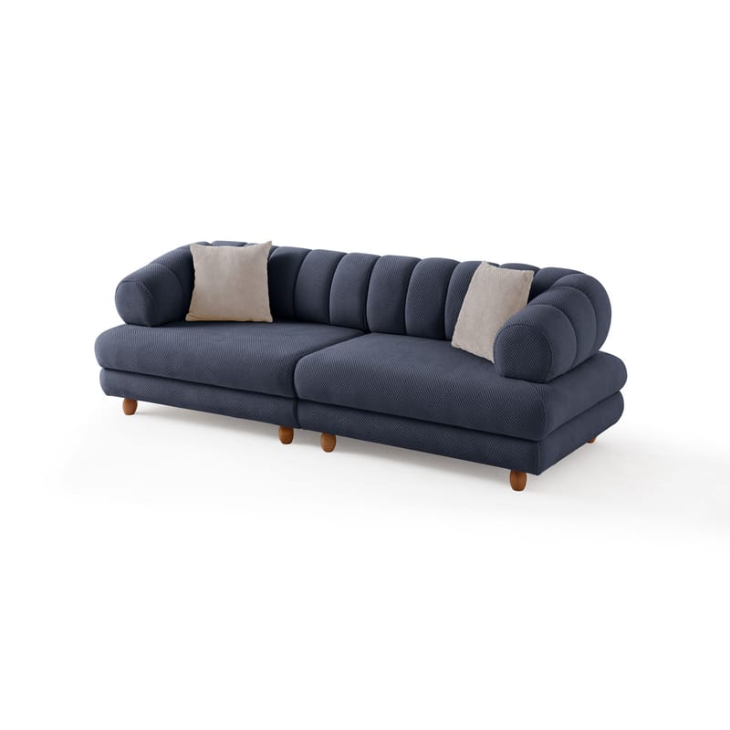 3-personers sofa Atelier Del Sofa Gloria (240 x 80 x 95 cm) Marineblå, Marineblå