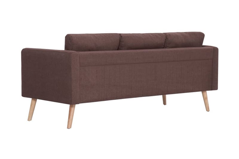 3-Personers Sofa I Stof Brun - Brun - 3 personers sofa