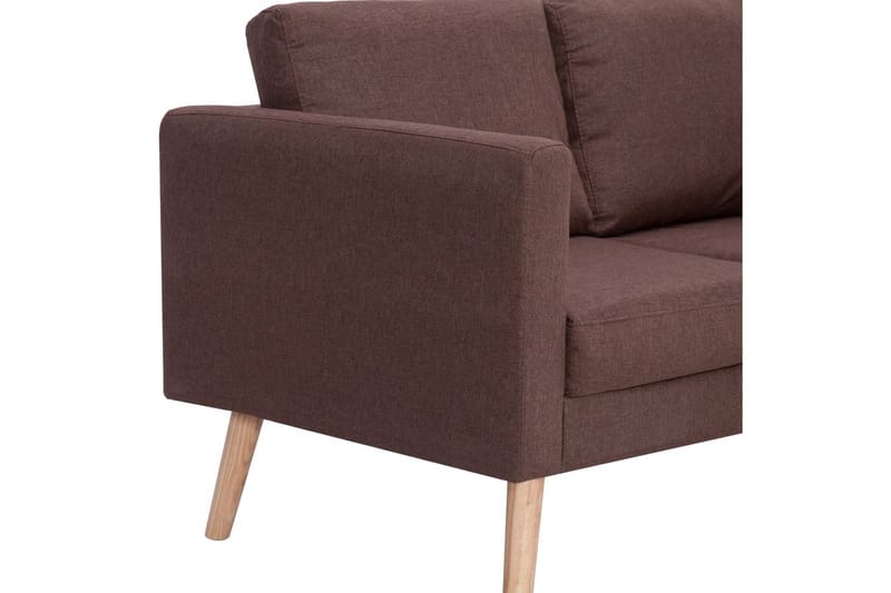 3-Personers Sofa I Stof Brun - Brun - 3 personers sofa