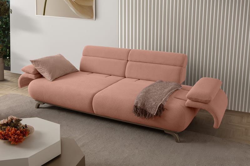 3-personers sofa Atelier Del Sofa Bonjo Silver (246 x 81 x 97 cm) Pudder - Pudder - Møbler - Sofaer - 3 personers sofa