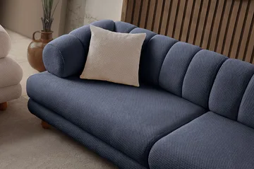 3-personers sofa Atelier Del Sofa Gloria (240 x 80 x 95 cm) Marineblå - Marineblå - Møbler - Sofaer - 3 personers sofa