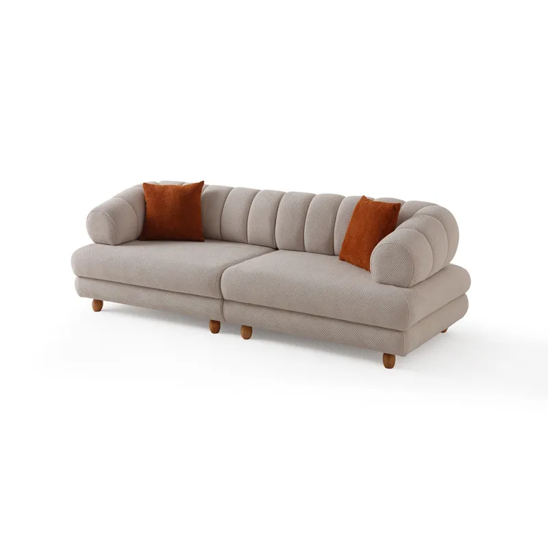 3-personers sofa Atelier Del Sofa Gloria (240 x 80 x 95 cm) Beige, Beige