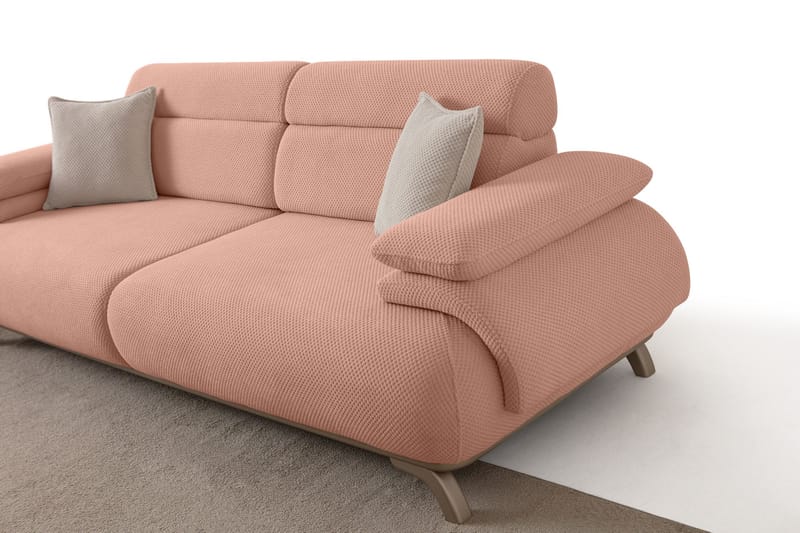 3-personers sofa Atelier Del Sofa Bonjo Silver (246 x 81 x 97 cm) Pudder - Pudder - Møbler - Sofaer - 3 personers sofa