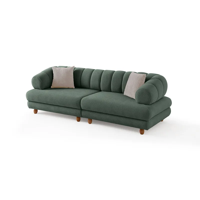 3-personers sofa Atelier Del Sofa Gloria (240 x 80 x 95 cm) Grøn, Grøn