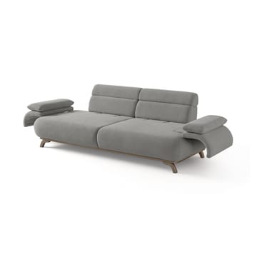 3-personers sofa Atelier Del Sofa Bonjo Silver (246 x 81 x 97 cm) Grå - Grå - Møbler - Sofaer - 3 personers sofa