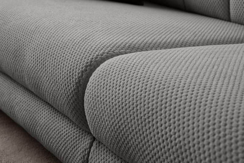 3-personers sofa Atelier Del Sofa Gloria (240 x 80 x 95 cm) Grå - Grå - Møbler - Sofaer - 3 personers sofa