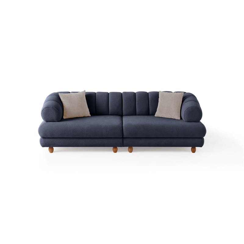 3-personers sofa Atelier Del Sofa Gloria (240 x 80 x 95 cm) Marineblå - Marineblå - Møbler - Sofaer - 3 personers sofa