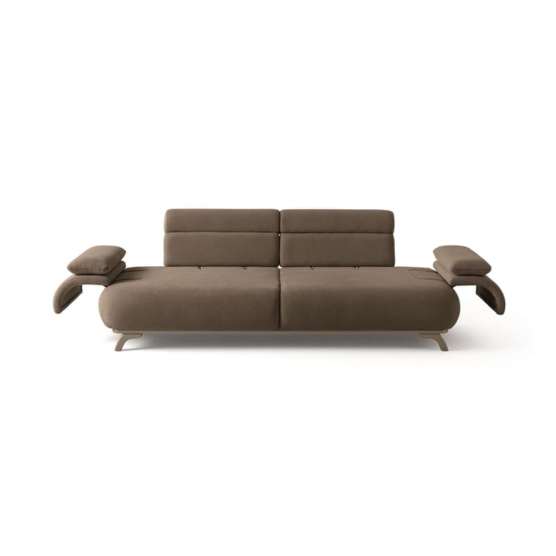 3-personers sofa Atelier Del Sofa Bonjo Silver (246 x 81 x 97 cm) Jord - Jord - Møbler - Sofaer - 3 personers sofa