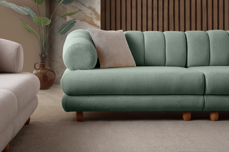 3-personers sofa Atelier Del Sofa Gloria (240 x 80 x 95 cm) Sea Green - Sea Green - Møbler - Sofaer - 3 personers sofa