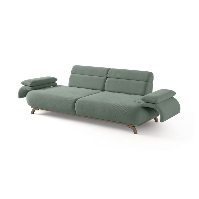 3-personers sofa Atelier Del Sofa Bonjo Silver (246 x 81 x 97 cm) Sea Green - Havgrøn - Møbler - Sofaer - 3 personers sofa