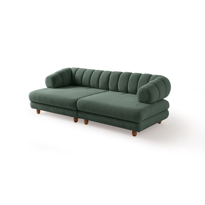 3-personers sofa Atelier Del Sofa Gloria (240 x 80 x 95 cm) Grøn - Grøn - Møbler - Sofaer - 3 personers sofa
