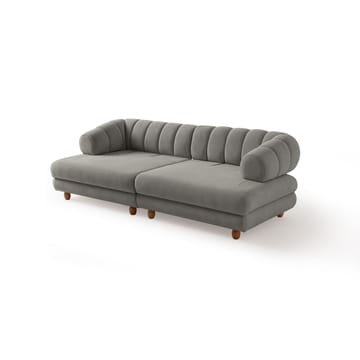 3-personers sofa Atelier Del Sofa Gloria (240 x 80 x 95 cm) Grå - Grå - Møbler - Sofaer - 3 personers sofa