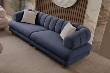 3-personers sofa Atelier Del Sofa Gloria (240 x 80 x 95 cm) Marineblå - Marineblå - Møbler - Sofaer - 3 personers sofa