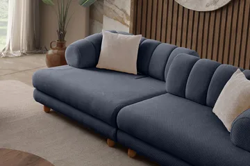 3-personers sofa Atelier Del Sofa Gloria (240 x 80 x 95 cm) Marineblå - Marineblå - Møbler - Sofaer - 3 personers sofa