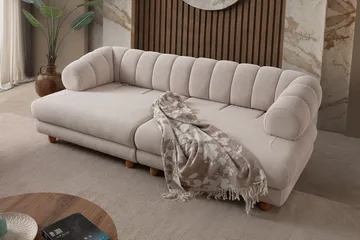 3-personers sofa Atelier Del Sofa Gloria (240 x 80 x 95 cm) Beige - Beige - Møbler - Sofaer - 3 personers sofa