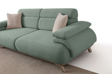 3-personers sofa Atelier Del Sofa Bonjo Silver (246 x 81 x 97 cm) Sea Green - Havgrøn - Møbler - Sofaer - 3 personers sofa