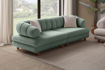 3-personers sofa Atelier Del Sofa Gloria (240 x 80 x 95 cm) Sea Green - Sea Green - Møbler - Sofaer - 3 personers sofa