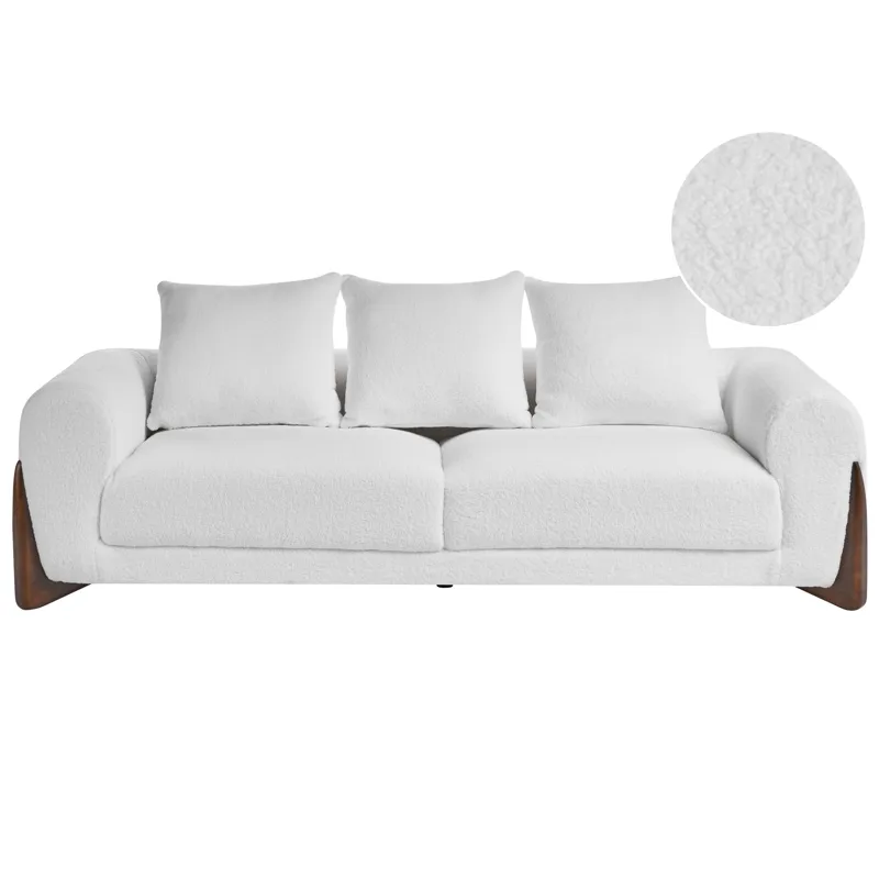 3-personers sofa Vinliden, Hvid