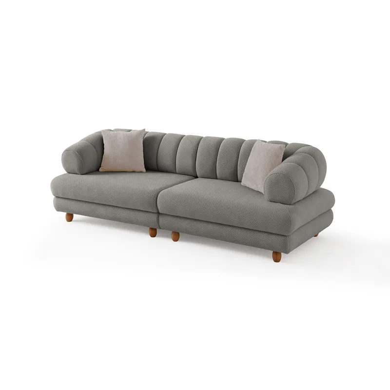 3-personers sofa Atelier Del Sofa Gloria (240 x 80 x 95 cm) Grå, Grå
