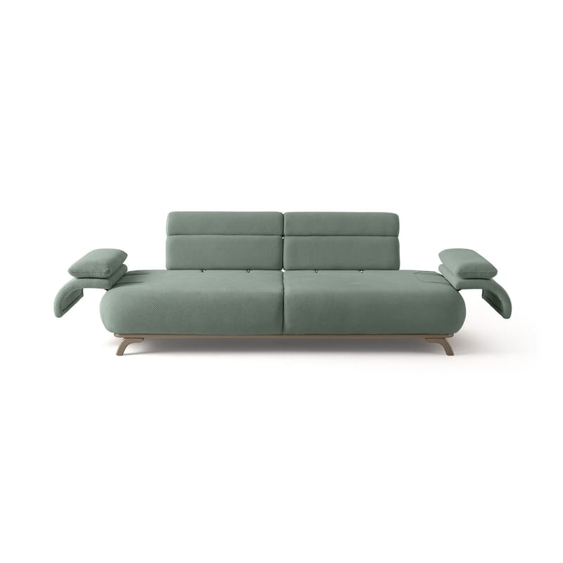 3-personers sofa Atelier Del Sofa Bonjo Silver (246 x 81 x 97 cm) Sea Green - Havgrøn - Møbler - Sofaer - 3 personers sofa
