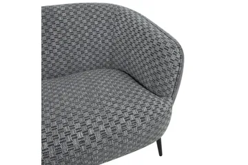 Accent 3-personers Dyb Sofa 179 cm i Stof - Grå - Møbler - Sofaer - 3 personers sofa