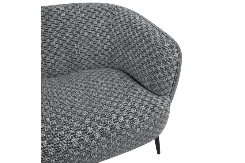 Accent 3-personers Dyb Sofa 179 cm i Stof - Grå - Møbler - Sofaer - 3 personers sofa