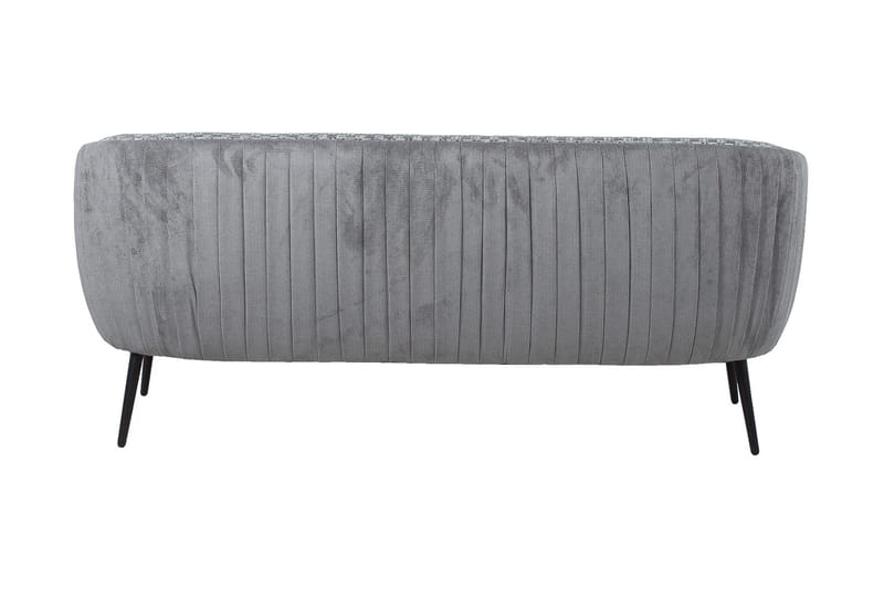 Accent 3-personers Dyb Sofa 179 cm i Stof - Grå - Møbler - Sofaer - 3 personers sofa