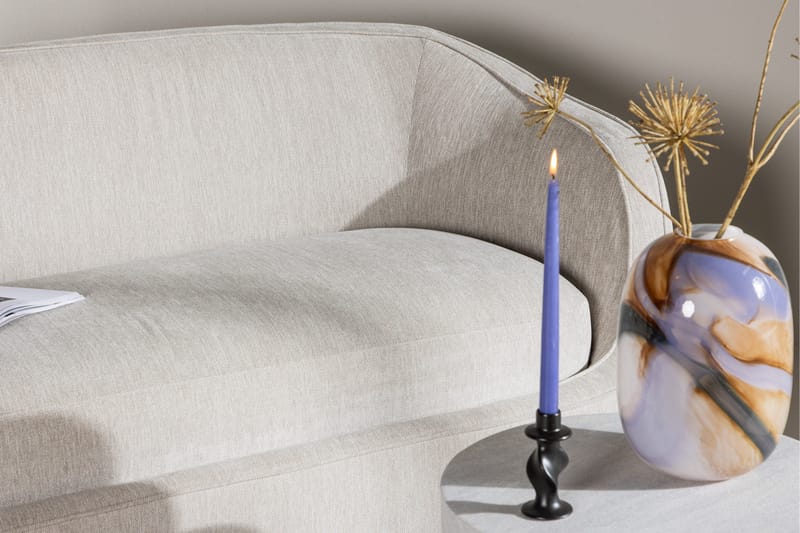 Almindelig sofa uden divan og chaiselong Venture Home Elio 3-personers sofa Lysegrå - Møbler - Sofaer - 3 personers sofa