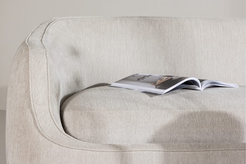 Almindelig sofa uden divan og chaiselong Venture Home Elio 3-personers sofa Lysegrå - Møbler - Sofaer - 3 personers sofa