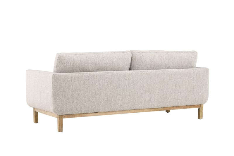 Almindelig sofa uden divan og chaiselong Venture Home Olympos 3-personers sofa Beige - Møbler - Sofaer - 3 personers sofa
